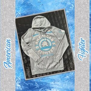 American Fighter Hoodie.  L.  Like New!!